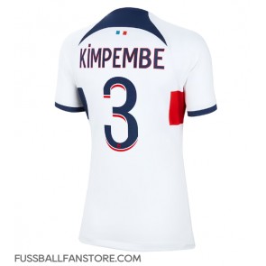 Paris Saint-Germain Presnel Kimpembe #3 Replik Auswärtstrikot Damen 2023-24 Kurzarm